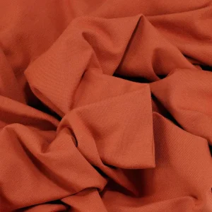 Jersey coton « Léa – Terracotta »