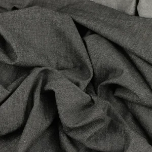 Chambray « Uni – Noir »